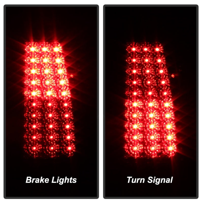 Spyder Xtune 99-02 Chevy Silverado 1500 | 99-06 GMC Sierra 1500 LED Tail Lights - Smoke (Does Not Fit Stepside)