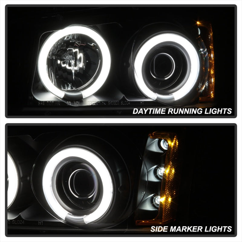 Spyder Chevy Silverado 1500 03-06 / Chevy Avalanche 02-06 LED Projector Headlights