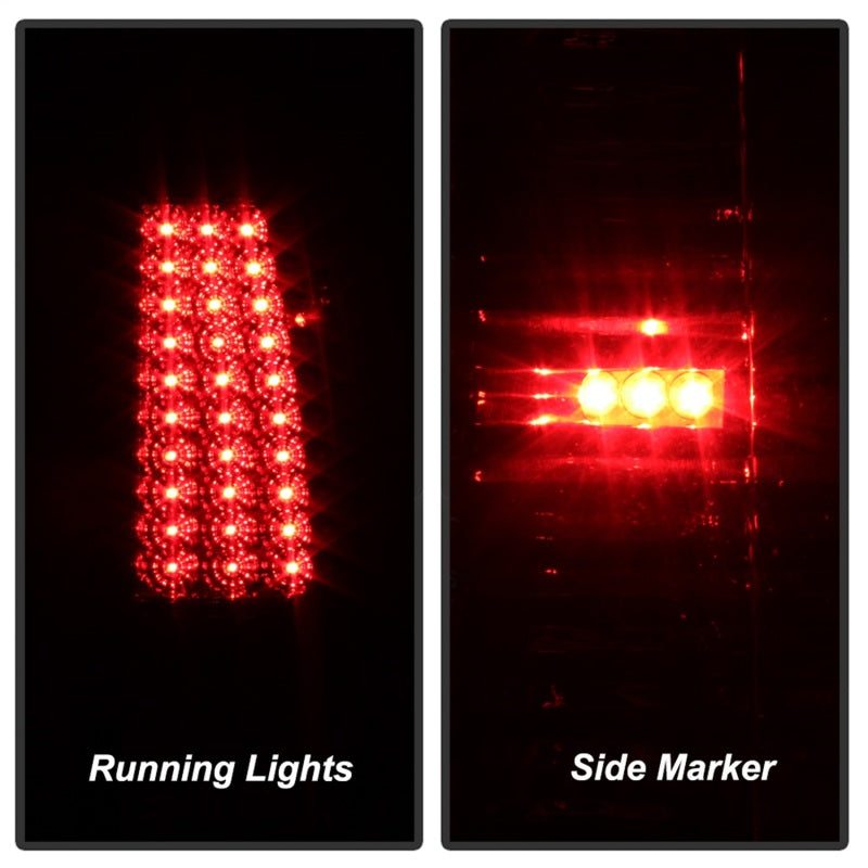 Spyder Xtune 99-02 Chevy Silverado 1500 | 99-06 GMC Sierra 1500 LED Tail Lights - Smoke (Does Not Fit Stepside)