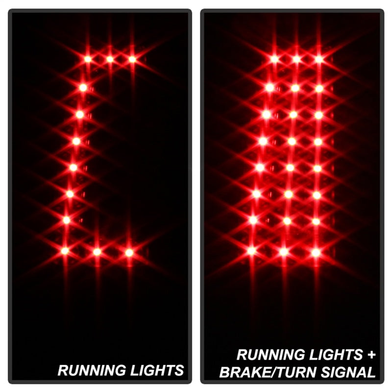 Spyder Xtune 03-06 Chevy Silverado 1500 LED Tail Lights - Black Smoke (Does Not Fit Stepside)