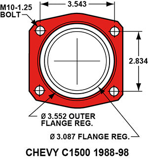 Wilwood - Kit de freno de estacionamiento trasero forjado Superlite 4R Big Brake para Chevy/GMC C1500-OBS 1988-1998 - Rotores de 14 pulgadas