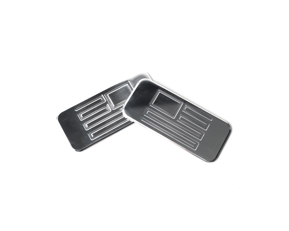 Chevy | GMC OBS 1988-1999 Billet Cab Emblem - Flag Logo