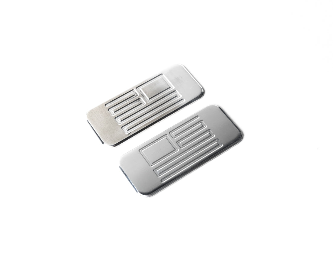 Chevy | GMC OBS 1988-1999 Billet Cab Emblem - Flag Logo