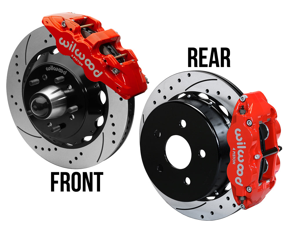 Wilwood - 1988-1998 Chevy/GMC C1500-OBS Complete Front and Rear Big Brake Kit - Aero6