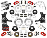 Wilwood - Kit completo de frenos grandes delanteros y traseros para Chevy/GMC C1500-OBS 1988-1998 - Aero6