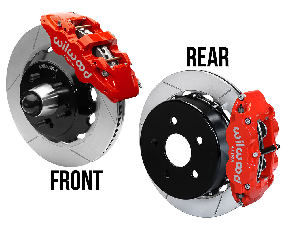 Wilwood - 1988-1998 Chevy/GMC C1500-OBS Complete Front and Rear Big Brake Kit - Aero6