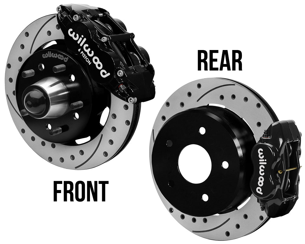 Wilwood - 1988-1998 Chevy/GMC C1500-OBS Complete Front and Rear Big Brake Kit - 12.19-in Rotor Diameter