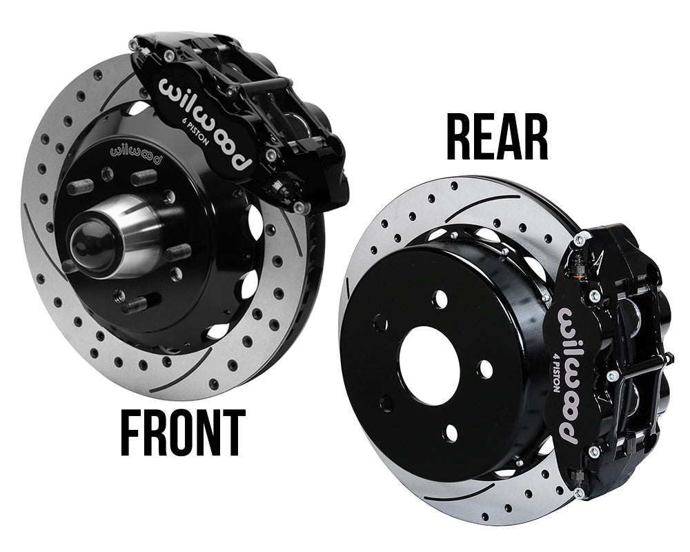 Wilwood - 1988-1998 Chevy/GMC C1500-OBS Complete Front and Rear Big Brake Kit - 13-in Rotor Diameter