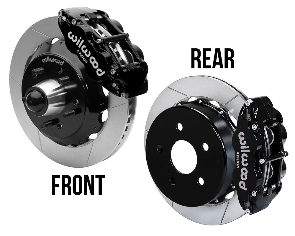 Wilwood - 1988-1998 Chevy/GMC C1500-OBS Complete Front and Rear Big Brake Kit - 13-in Rotor Diameter