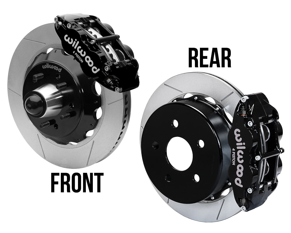 Wilwood - 1988-1998 Chevy/GMC C1500-OBS Complete Front and Rear Big Brake Kit - 14-in Rotor Diameter