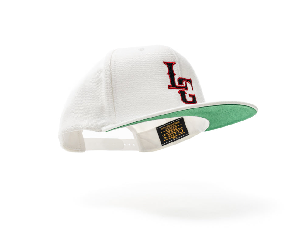 *LIMITED EDITION* | LG Billet USA 'Baseball Logo' Snapback Hat | White