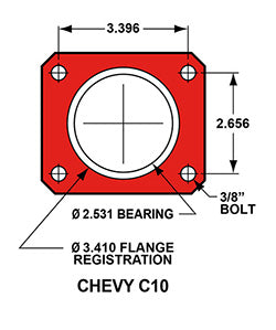 Wilwood - 1963-1986 Chevy/GMC C10 Rear Big Brake Kit Forged Dynapro Low-Profile (6 x 5.50 Rotor) - 11-Inch Rotors