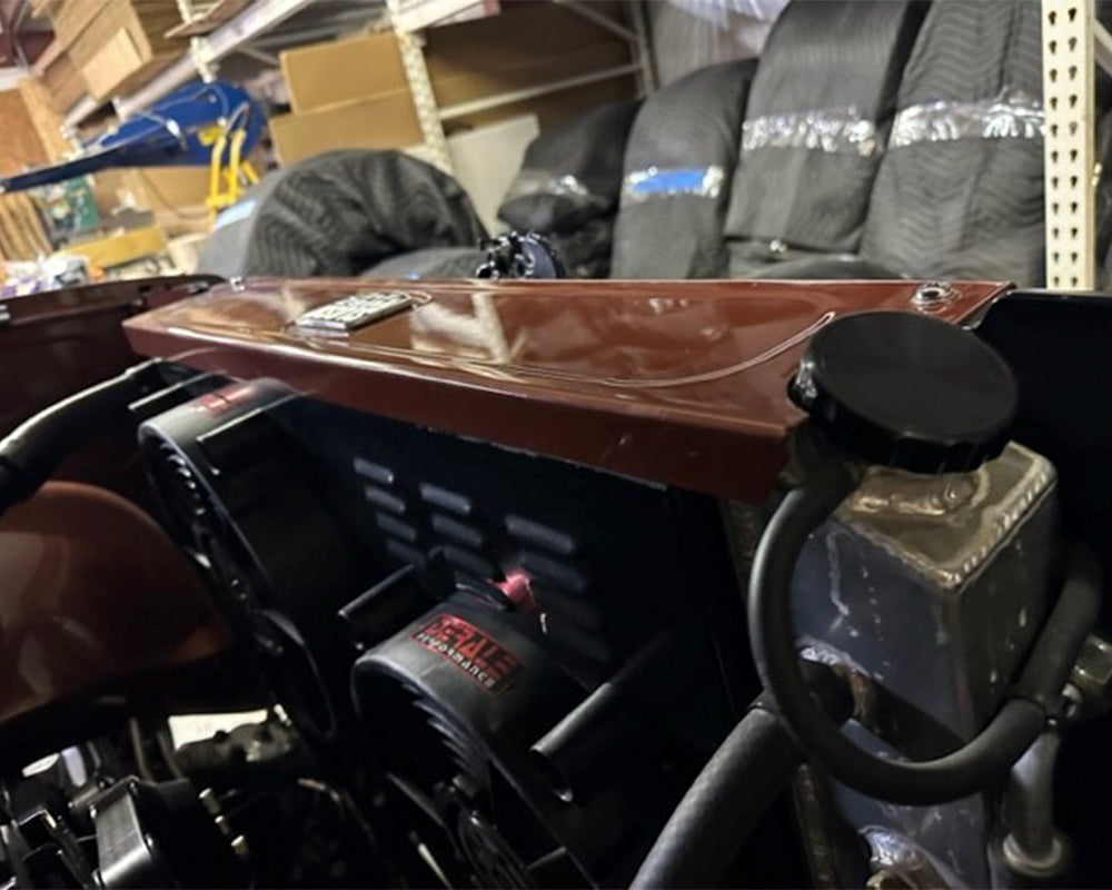 Slosh Tubz - Cubierta de radiador de repuesto larga para Chevy/GMC C10/K10 1973-1987 