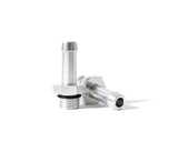 Shop48 O-ring Boss Fitting 3/8 Barb - For Vapor Trapper | Clear Anodizing