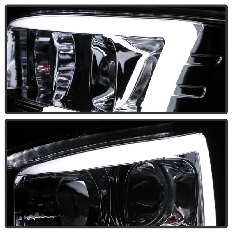 Spyder 99-06 GMC Sierra 1500/2500/3500 V2 Projector Headlights - DRL - Chrome
