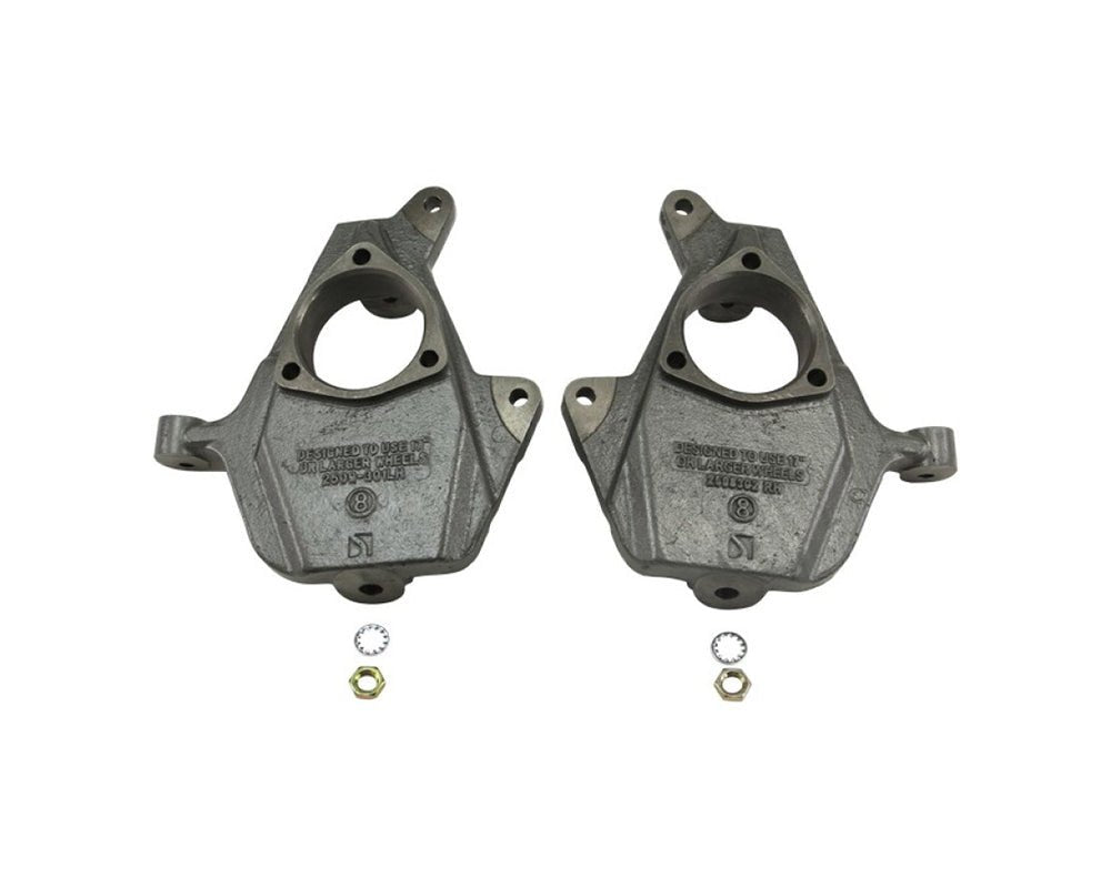 AEagle Front 2 Drop Lowering Spindles Set for 2WD 4WD AWD 1999-2006 Chevy Silverado 1500 Cadillac Escalade Avalanche Suburban Tahoe Sierra Yukon