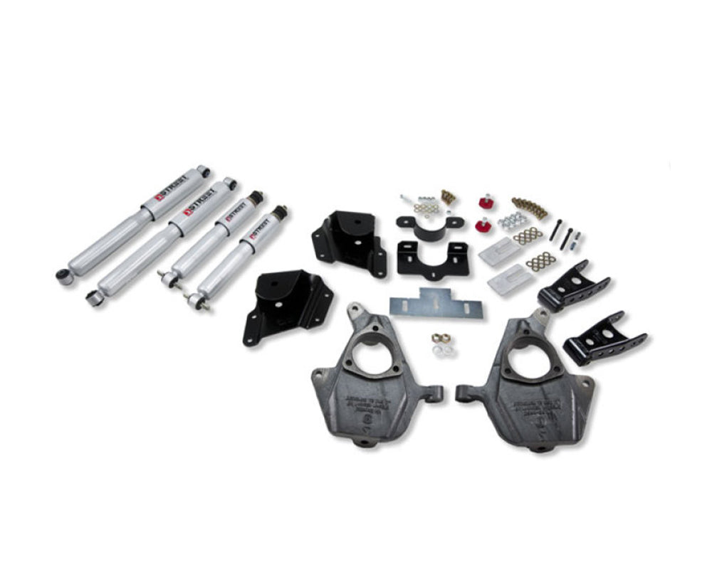 Belltech Lowering Kit W/ Street Performance Shocks and Shackle/Hanger Kit 1999-2006 Chevy/GMC Silverado/Sierra 1500 Extended Cab