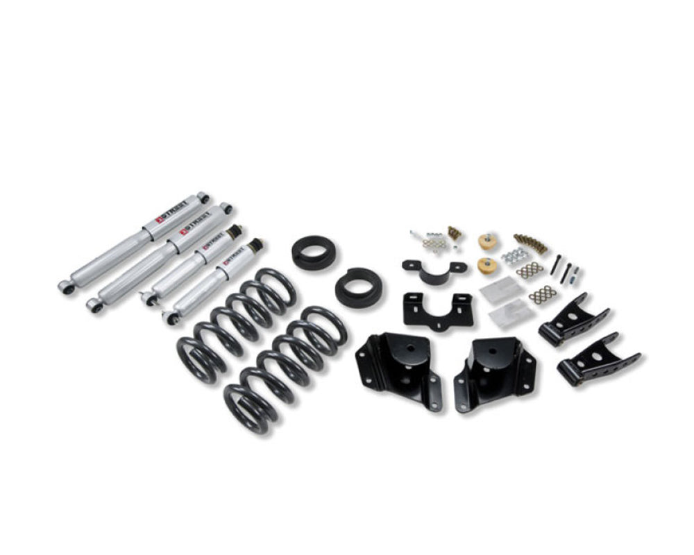 Belltech Lowering Kit W/ Street Performance Shocks and Shackle/Hanger Kit 1999-2006 Chevy/GMC Silverado/Sierra 1500 Extended Cab