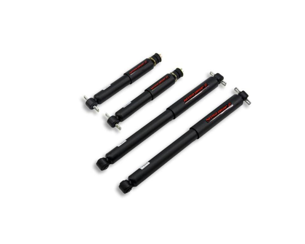 Belltech Nitro Drop Shock Set 1988-1998 Chevy/GMC C1500 2-4" Drop