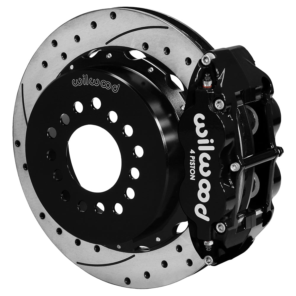 Wilwood - 10/12 Bolt - 2.81 Offset - Forged Narrow Superlite 4R Big Brake Rear Parking Brake Kit - 12.88 Inch - Front Caliper Mounting
