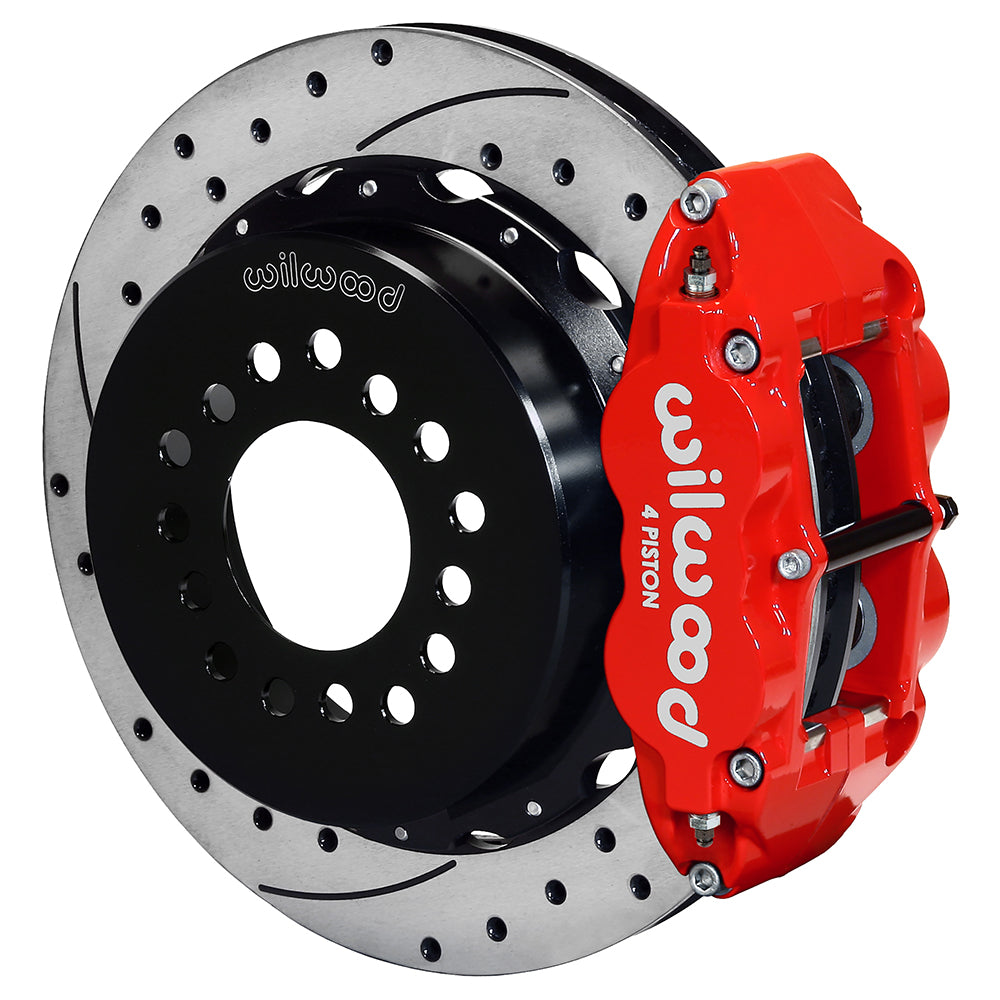 Wilwood - 10/12 Bolt - 2.81 Offset - Forged Narrow Superlite 4R Big Brake Rear Parking Brake Kit - 12.88 Inch - Front Caliper Mounting
