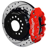 Wilwood - 10/12 Bolt - 2.81 Offset - Forged Narrow Superlite 4R Big Brake Rear Parking Brake Kit - 12.88 Inch - Front Caliper Mounting