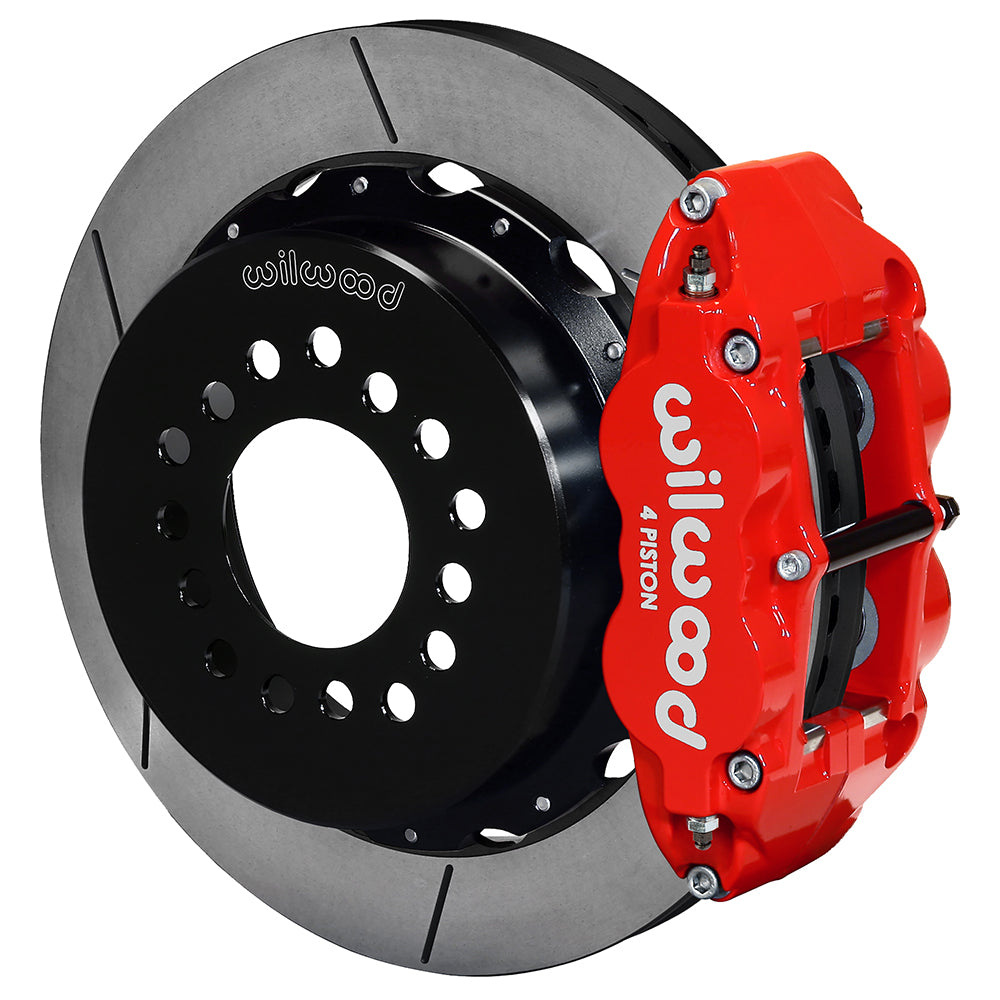 Wilwood - 10/12 Bolt - 2.81 Offset - Forged Narrow Superlite 4R Big Brake Rear Parking Brake Kit - 12.88 Inch - Front Caliper Mounting