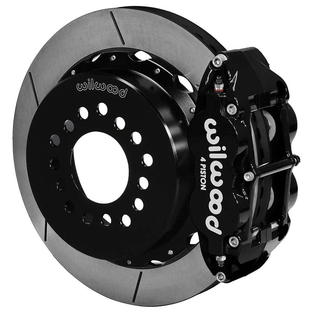 Wilwood - 10/12 Bolt - 2.81 Offset - Forged Narrow Superlite 4R Big Brake Rear Parking Brake Kit - 12.88 Inch - Front Caliper Mounting