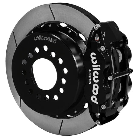 Wilwood - 10/12 Bolt - 2.81 Offset - Forged Narrow Superlite 4R Big Brake Rear Parking Brake Kit - 12.88 Inch - Front Caliper Mounting