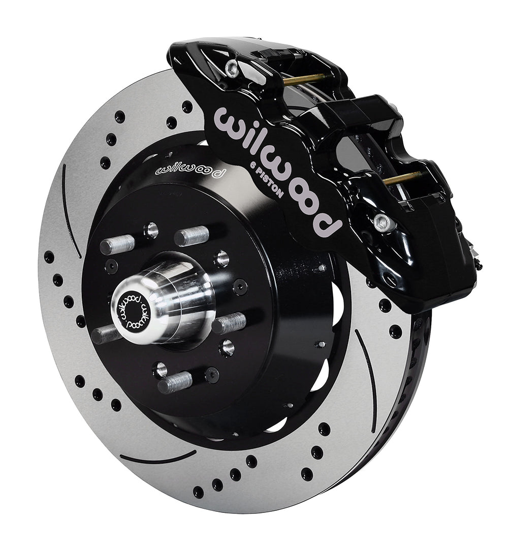 Wilwood - 64–72 GM A-Body | 67–69 GM F-Body | 64–82 Corvette | With Ridetech Spindles - AERO6 Big Brake Front Brake Kit - 14 Inch