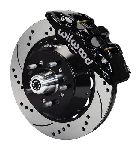 Wilwood - 64–72 GM A-Body | 67–69 GM F-Body | 64–82 Corvette | With Ridetech Spindles - AERO6 Big Brake Front Brake Kit - 14 Inch