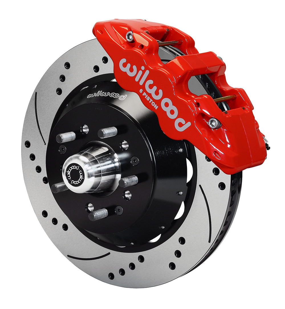 Wilwood - 64–72 GM A-Body | 67–69 GM F-Body | 64–82 Corvette | With Ridetech Spindles - AERO6 Big Brake Front Brake Kit - 14 Inch