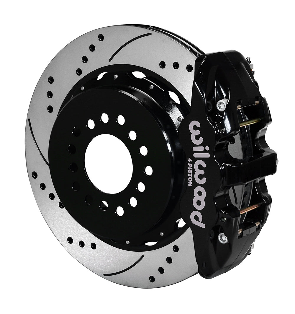Wilwood - 10/12 Bolt - 2.81 Offset - AERO4 Big Brake Rear Parking Brake Kit - 14 Inch - Rear Caliper Mounting