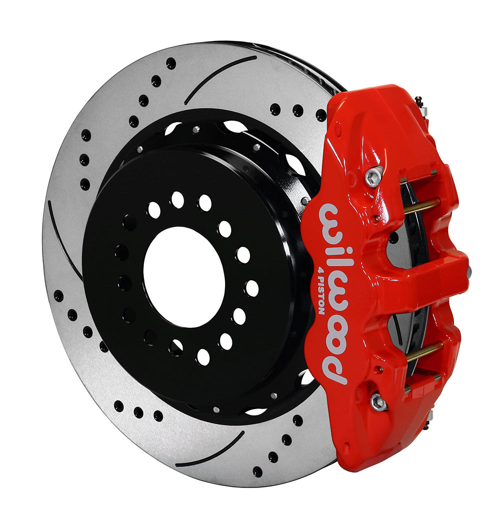 Wilwood - 10/12 Bolt - 2.81 Offset - AERO4 Big Brake Rear Parking Brake Kit - 14 Inch - Rear Caliper Mounting