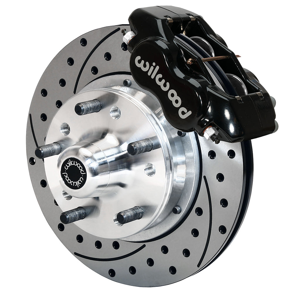 Wilwood - 64–72 GM A-Body | 67–69 GM F-Body | 64–82 Corvette | With Ridetech Spindles - Forged Dynalite Pro Series Front Brake Kit - 11 Inch