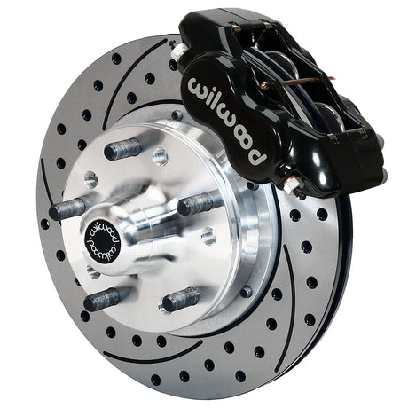 Wilwood - 64–72 GM A-Body | 67–69 GM F-Body | 64–82 Corvette | With Ridetech Spindles - Forged Dynalite Pro Series Front Brake Kit - 11 Inch