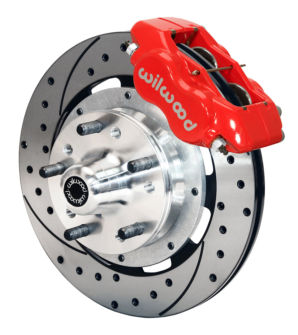 Wilwood - 64–72 GM A-Body | 67–69 GM F-Body | 64–82 Corvette | With Ridetech Spindles - Forged Dynalite Pro Series Front Brake Kit - 11 Inch