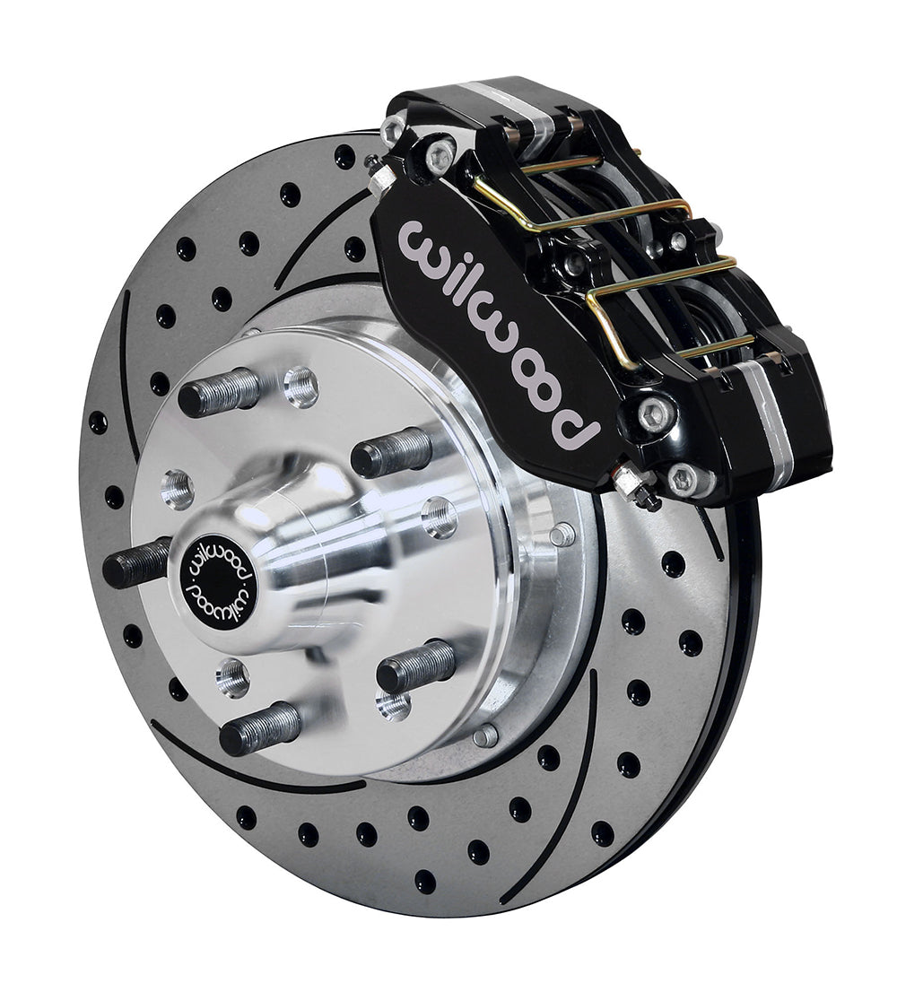 Wilwood - 64–72 GM A-Body | 67–69 GM F-Body | 64–82 Corvette | With Ridetech Spindles - Dynapro Dust-Boot Pro Series Front Brake Kit - 11 Inch