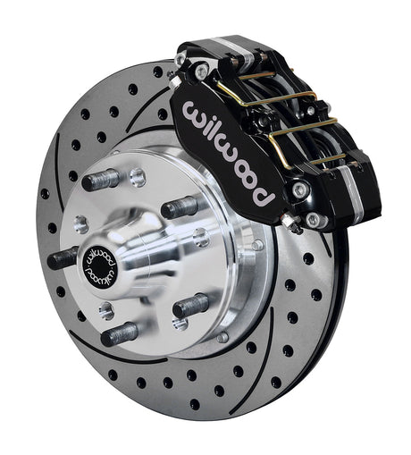 Wilwood - 64–72 GM A-Body | 67–69 GM F-Body | 64–82 Corvette | With Ridetech Spindles - Dynapro Dust-Boot Pro Series Front Brake Kit - 11 Inch