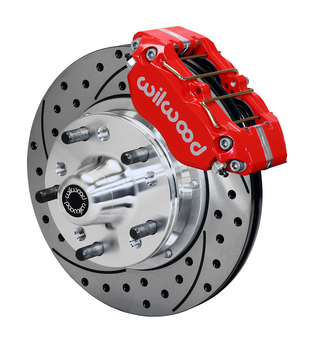 Wilwood - 64–72 GM A-Body | 67–69 GM F-Body | 64–82 Corvette | With Ridetech Spindles - Dynapro Dust-Boot Pro Series Front Brake Kit - 11 Inch