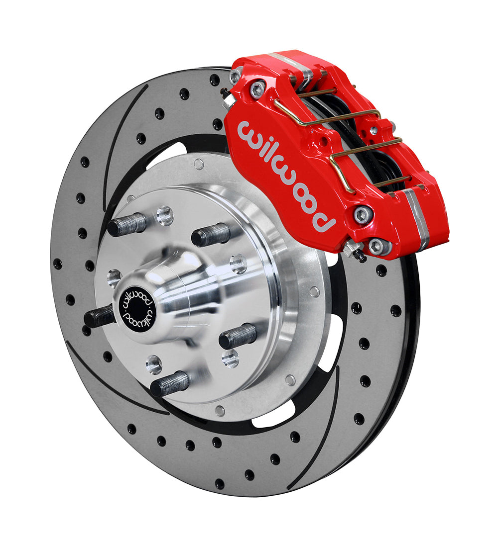 Wilwood - 64–72 GM A-Body | 67–69 GM F-Body | 64–82 Corvette | With Ridetech Spindles - Dynapro Dust-Boot Big Brake Front Brake Kit (Hub) - 12.19 Inch