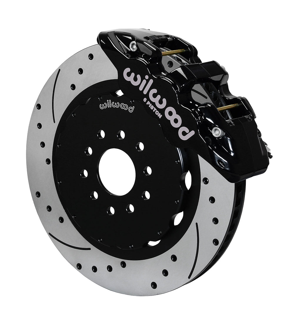 Wilwood - 1964–1981 A/F/X-Body, 1963–1982 Corvette, 1964–1970 Mustang | Ridetech, Art Morrison, Detroit Speed - AERO6 Big Brake Front Brake Kit - 15 inch