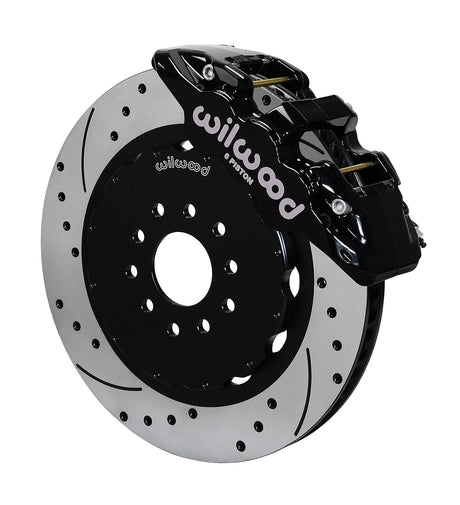 Wilwood - 1964–1981 A/F/X-Body, 1963–1982 Corvette, 1964–1970 Mustang | Ridetech, Art Morrison, Detroit Speed - AERO6 Big Brake Front Brake Kit - 15 inch