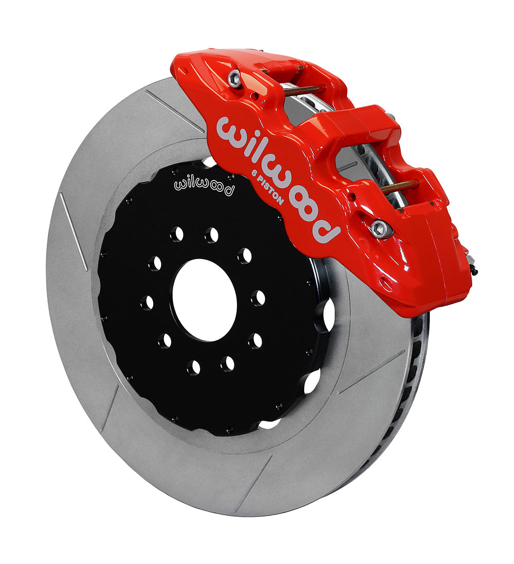 Wilwood - 1964–1981 A/F/X-Body, 1963–1982 Corvette, 1964–1970 Mustang | Ridetech, Art Morrison, Detroit Speed - AERO6 Big Brake Front Brake Kit - 15 inch
