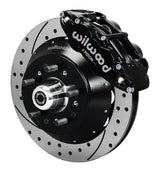 Wilwood - 64–72 GM A-Body | 67–69 GM F-Body | 64–82 Corvette | With Ridetech Spindles -  Forged Narrow Superlite 6R Dust-Seal Big Brake Front Brake Kit (Hub) - 14 Inch