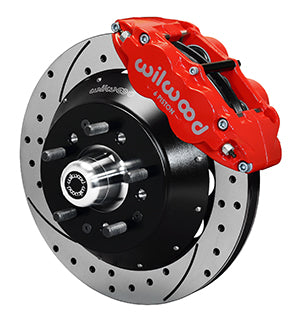 Wilwood - 64–72 GM A-Body | 67–69 GM F-Body | 64–82 Corvette | With Ridetech Spindles -  Forged Narrow Superlite 6R Dust-Seal Big Brake Front Brake Kit (Hub) - 14 Inch