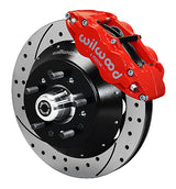 Wilwood - 64–72 GM A-Body | 67–69 GM F-Body | 64–82 Corvette | With Ridetech Spindles -  Forged Narrow Superlite 6R Dust-Seal Big Brake Front Brake Kit (Hub) - 14 Inch