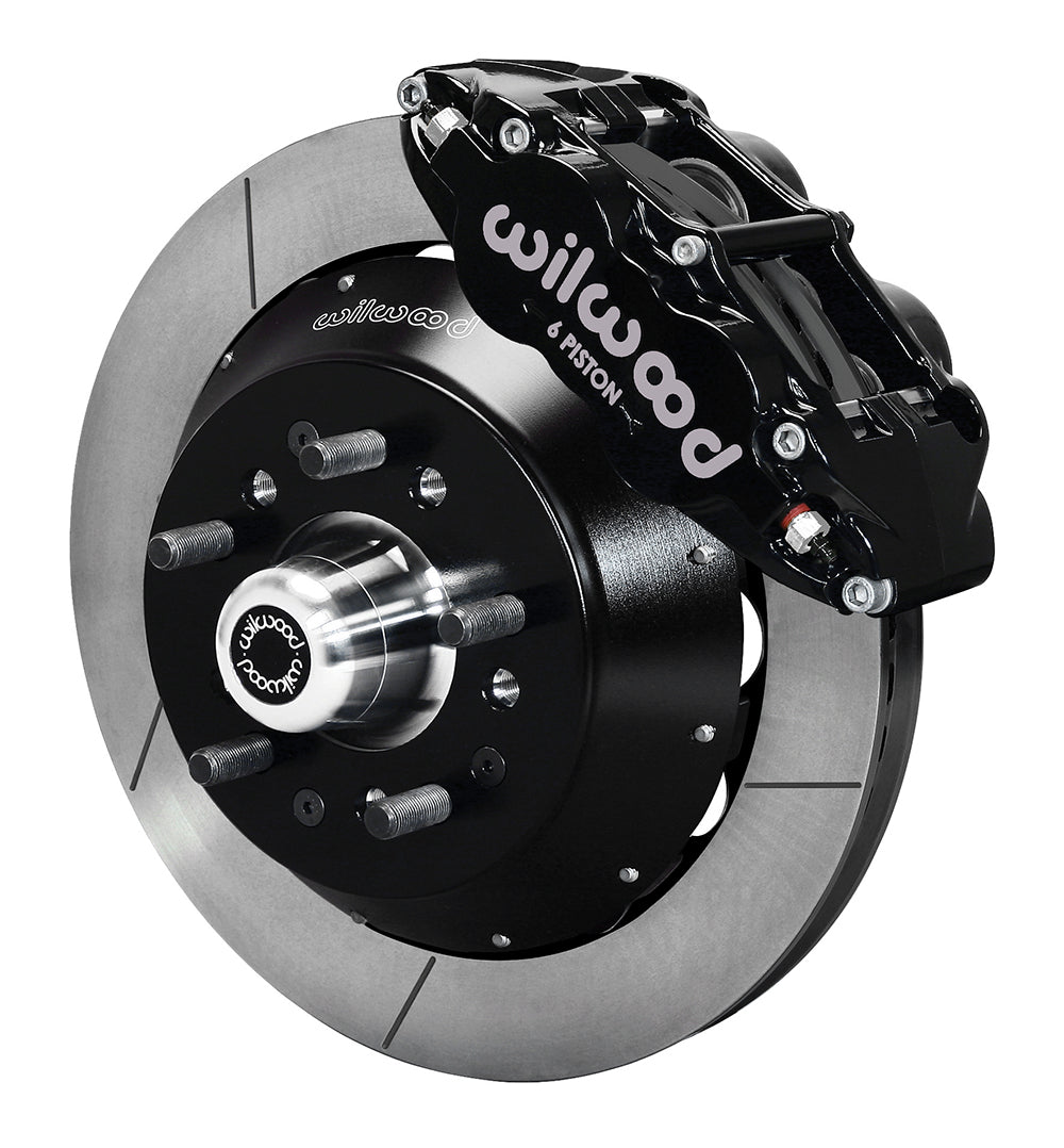 Wilwood - 64–72 GM A-Body | 67–69 GM F-Body | 64–82 Corvette | With Ridetech Spindles -  Forged Narrow Superlite 6R Dust-Seal Big Brake Front Brake Kit (Hub) - 14 Inch