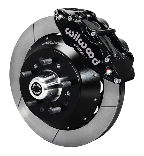 Wilwood - 64–72 GM A-Body | 67–69 GM F-Body | 64–82 Corvette | With Ridetech Spindles -  Forged Narrow Superlite 6R Dust-Seal Big Brake Front Brake Kit (Hub) - 14 Inch