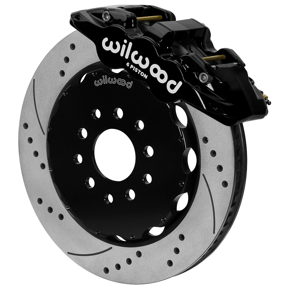 Wilwood - 1964–1981 A/F/X-Body, 1963–1982 Corvette, 1964–1970 Mustang | Ridetech, Art Morrison, Detroit Speed - AERO6 Big Brake Front Brake Kit - 14 inch